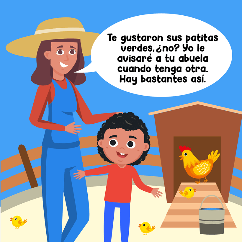 Gallina de patas verdes